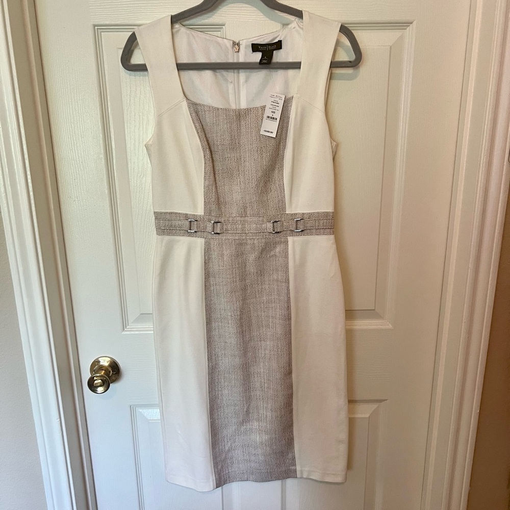 White House Black Market Sheath Dress, Size 6